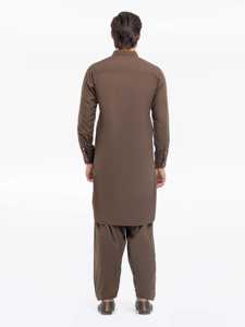 Salwar Kameez pakistanais pour hommes, style minimaliste décontracté, tenue traditionnelle musulmane pour le bureau et la vie quotidienne - Product Image 6