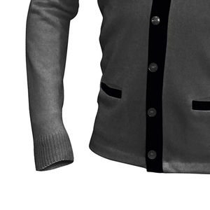 Pull cardigan personnalisé OEM pour femmes et style décontracté en tricot chaud d'hiver de couleur unie pour l'automne - Product Image 6