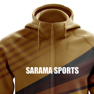 Sweat-shirt à capuche zippé décontracté pour homme, de haute qualité, en coton, à manches longues, prix de gros du Pakistan - Product Image 2