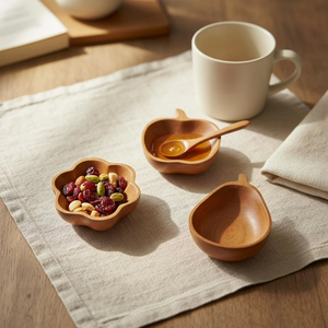 Tazón de Madera Hecho a Mano con Diseño Personalizado, Apto para Lavavajillas y Duradero, Forma/Diseño Personalizado para Servir Dulces y Dátiles - Product Image 6