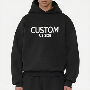 เสื้อฮู้ดทรงหลวมสะพายไหล่ของผู้ชายเสื้อมีฮู้ดขนาดใหญ่พิเศษโลโก้ออกแบบได้ตามต้องการ - Product Image 3