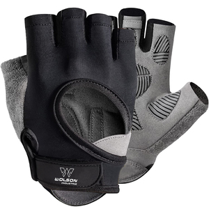 Wolson Industry Levantamiento de pesas Guantes de gimnasio para hombres Mujeres Disponible Entrenamiento Fitness Levantamiento de pesas Guantes de gimnasio Producto de alta calidad - Product Image 1