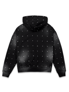 Nouveau sweat à capuche de qualité supérieure pour hommes avec fermeture éclair de conception récente avec strass pour l'hiver - Product Image 2