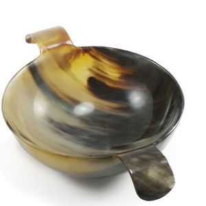 Cuenco de cuerno Natural personalizado al por mayor indio, la mejor tarifa para servir en Color de cuerno de vaca, mesa decorativa, vajilla de fiesta - Product Image 1