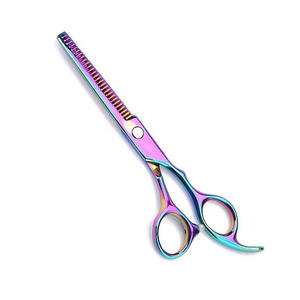 La Mejor Edición, alta calidad, superventas, herramienta de belleza, tijeras de adelgazamiento de acero inoxidable con mango de cerámica, los clientes más demandados - Product Image 5