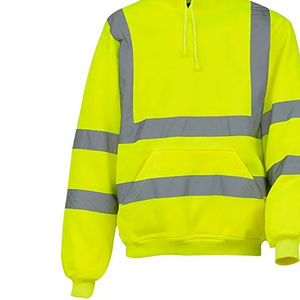 Élégant 100% Polyester Salut Vis À Capuche À Séchage Rapide Léger Vêtements De Travail Personnalisable Réfléchissant Vêtements De Sécurité Top Tendance Nouveau - Product Image 5