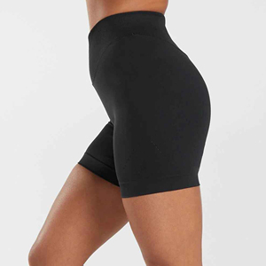 Sports de course Leggings serrés pour femmes été Jogging Biker Shorts correspondant haute en gros Logo personnalisé shorts pour femmes entraînement - Product Image 2