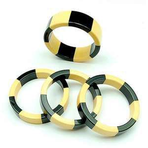 High Demanding <b>Silver</b> Oxidized Bangles with Engraved Floral Design for Ethnic Wear Available - Product Image 2