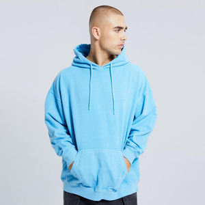 Sudaderas con capucha holgadas con estampado 3D Puff de talla grande para hombre, sudaderas holgadas de lana de algodón baratas al por mayor, sudaderas térmicas bordadas de verano - Product Image 1