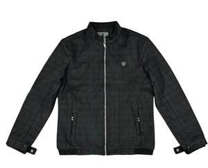 Venta al por mayor de los hombres de alta calidad Slimfit chaqueta de lana de manga larga de invierno de primera calidad de punto a cuadros Vintage cremallera moda de la calle - Product Image 5