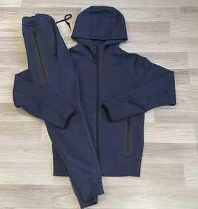 Survêtement personnalisable de haute qualité taille élastique écologique respirant léger solide hiver ensemble personnalisable haut avant - Product Image 3