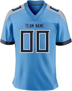 Ensemble d'uniformes de football américain sur mesure Design personnalisé avec numéro et nom pour maillot de football américain en équipe - Product Image 5