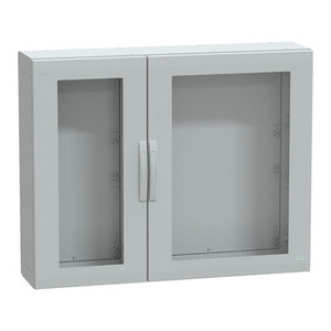 Armadio Elettronico da Pavimento SCHNEIDER ELECTRIC NSYPLA10123TG con Porta Vetrata Completamente Sigillata - Product Image 1