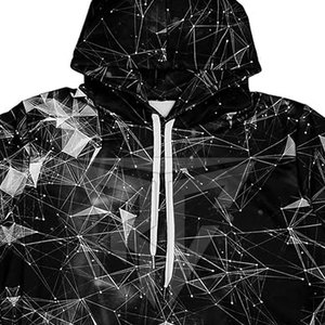 2025 bas quantité minimale de commande motif personnalisé pour l'hiver haut mode hommes sweats à capuche avec strass bonne qualité 100% coton - Product Image 5