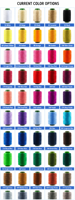 Benang Jahit Poliester 302 Laris Manis 13g Gulungan Kecil 50 Warna Tersedia Benang Kuat Tahan Lama untuk Jahit Rumah & DIY