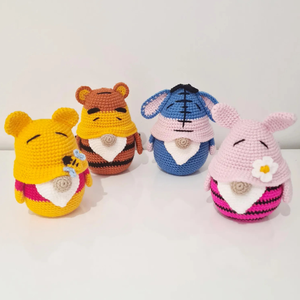 LLavero de animales de ganchillo hecho a mano lindo Amigurumi llavero colgante tejer llavero mochila coche encantos OEM ODM hecho en Vietnam - Product Image 1