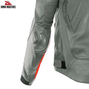 Men's Genuine Sheep Skin Canvas CE Certified Armor Protection <b>Waterproof</b> Windproof Stand Motorcycle Riding Safety <b>Jacket</b> - Product Image 6