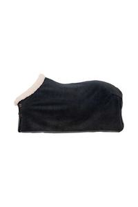 Couverture d'extérieur matelassée pour cheval, noire, col standard, rabat de queue moyen, 2 sangles de jambe, pour usage hivernal en extérieur - Product Image 6