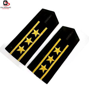 Export Quality <b>Sew</b>-<b>On</b> Embroidered Shoulder <b>Patches</b> Made with Premium Canvas Fabric Fine Threadwork Reliable for Sale - Product Image 2