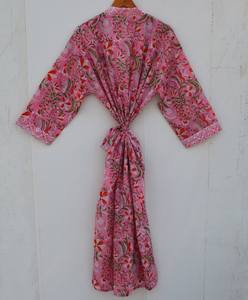 Handmade Long Sleeve Fashion Women's Jacket Custom Printed Cotton Fabric Wholesale Sustainable Washable Natural Waistline - Product Image 5