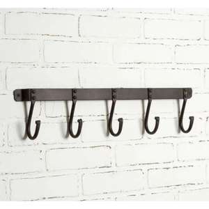 Ganchos para llaves de hierro de estilo vintage con acabado antiguo y diseñados para una decoración de pared encantadora y funcional para el hogar - Product Image 3