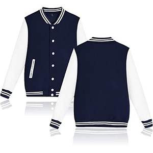 2024 Hip Hop Varsity chaqueta hombres mujeres otoño Patchwork Color bloque rompevientos abrigos moda suelta - Product Image 5
