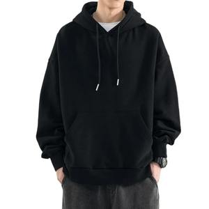 Sweat à capuche hommes ample polaire doublé veste automne printemps tenue décontracté à la mode marque Street Style confortable vêtements d'extérieur - Product Image 3