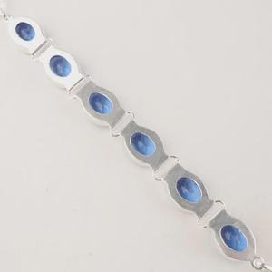 Bracelet de charme en Tanzanite Tennis, bijoux en argent sterling, certifié GIA, luxe, pierre de naissance de décembre, cadeau pour femme, élégant - Product Image 3