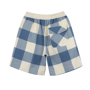 Shorts décontractés en coton pour hommes, séchage rapide, sportifs, avec taille élastique et cordon de serrage, logo personnalisé OEM, vente en gros d'usine - Product Image 2
