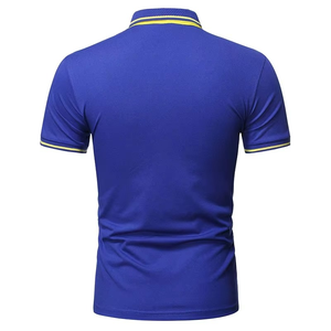 เสื้อโปโลผ้าฝ้าย100% สำหรับผู้ชายขนาดใหญ่พิเศษเสื้อโปโลพิมพ์โลโก้เสื้อแขนสั้นผ้าเจอร์ซี่200แกรม - Product Image 2