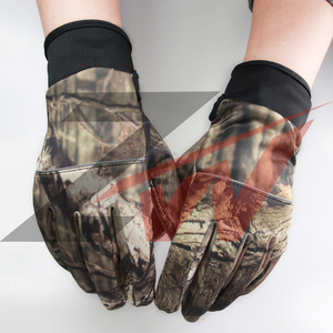 Gants de chasse tactiques légers en camouflage extensible, nouvelle conception personnalisée, gants de chasse en camouflage pour hommes, en polaire thermique, compatibles avec les écrans tactiles, OEM - Product Image 2