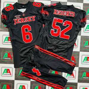 Camiseta de Fútbol Americano, Camiseta de Fanático, Sublimación para Padres, Bordado, Tallas Grandes, Fotos Reales, Fábrica de Pakistán, Buena Calidad - Product Image 1