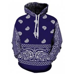 Sudadera con Capucha Estampada en 3D de Moda Invernal para Hombre, 100% Algodón, Impermeable, Informal - Product Image 2