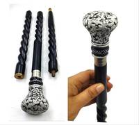 Laiton victorien noir blanc Royal poignée canne Style décoratif pour hommes femmes idéal pour les fêtes costumées