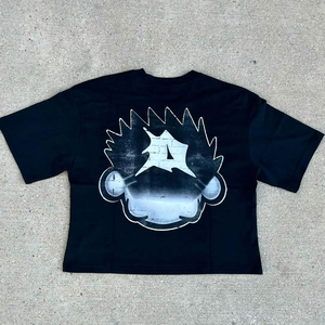 เสื้อยืดผ้าฝ้าย100% ชายทรงหลวมผ้า220gsm คอกลมพิมพ์โลโก้ได้ตามต้องการ - Product Image 3