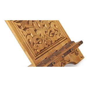 Wooden <b>Desktop</b> Recitation <b>Stand</b> TS021 Laptop <b>Stand</b> with Perforated Design in Stock - Product Image 4