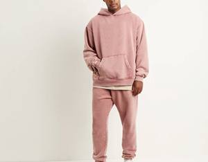Nouveaux sweats à capuche cousus pour hommes avec lavage à l'acide sur mesure anti-rides respirant sweats à capuche pour hommes avec lavage à l'acide de haute qualité avec prix de gros - Product Image 3