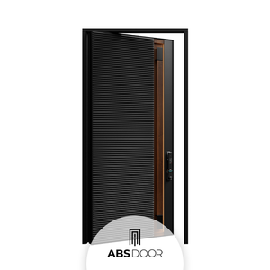 Puerta de Seguridad de Acero Inoxidable Manual de Lujo ABSDOOR VEROSA, Aislamiento Térmico Pivotante, Diseño Moderno, Entrada de Villa, Hotel, Turquía - Product Image 4