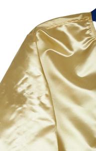 Veste universitaire en satin tendance sur mesure, nouvelle mode, taille plus, veste bomber en satin brillant, patchs brodés, style lettreman d'hiver - Product Image 4