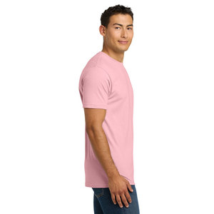 เสื้อยืดผ้าฝ้ายริงสปันเนื้อนุ่มพิเศษ 100% สกรีนโลโก้ได้ ทรงโมเดิร์น ใส่ได้ทั้งชายและหญิง  เทียบเท่าเสื้อยืดสีชมพูอ่อนของ Next Level - Product Image 4