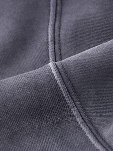 Suéter tipo jersey vintage lavado, resistente, diseño del fabricante, sudadera con capucha extragrande para hombre, 100% algodón, estilo desgastado, unisex - Product Image 4