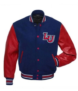 Chaqueta Universitaria de Lana de Estilo Vintage, Chaqueta Deportiva Resistente con Cuello y Puños Acanalados - Product Image 5