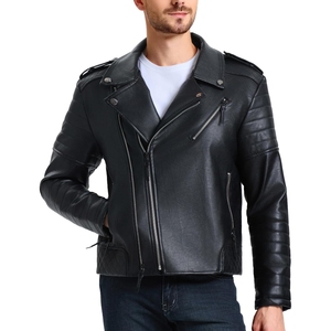 Veste en cuir de qualité supérieure, fabrication professionnelle pour hommes, coupe élégante, nouveautés, logo personnalisé, veste en cuir - Product Image 5