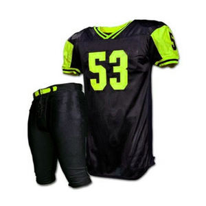 Uniformes de fútbol americano personalizados de la mejor calidad para adultos ropa deportiva transpirable de manga corta - Product Image 1