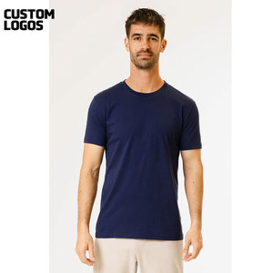 Camiseta de Cuello Redondo Holgada 100% Algodón para Hombre, Transpirable - Product Image 2
