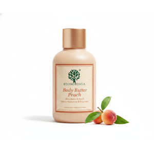 Beurre Corporel Nourrissant Intense 200ml Parfum Pêche Formule Naturelle Hydratation Profonde RedMoringa pour la Peau Italie OEM Marque Privée - Product Image 1