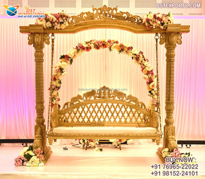 Muslim Wedding Bangle Ceremony Bridal Swing Pakistani Wedding Sangeet Stage Swing Muslim Walima Shagun Ceremony Factory <b>Sale</b> USA - Product Image 4