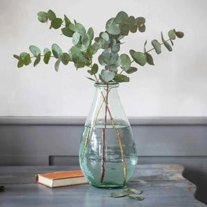 New Arrival Best Quality Recycled <b>Glass</b> <b>Bud</b> Chunky Rim <b>Vase</b> for Home Decor - Product Image 5