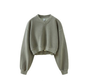 Sudadera con Capucha de Forro Polar para Mujer 2025, Personalizada, Oversize, Estilo Hip Hop, Lavado Ácido, de Alta Calidad, para Fitness y Streetwear de Invierno - Product Image 3