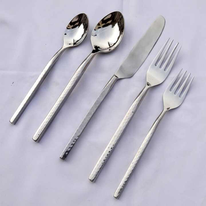 Cucharas de almuerzo de cena de postre de acero inoxidable de alta calidad para fiestas comedor higiénico con espejo antibacteriano cepillado elegante - Product Image 4